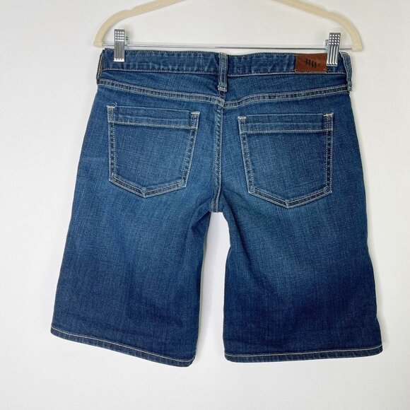Anthropologie Holding Horses Denim Jean Shorts Womens Size 27 Midi Bermuda - Picture 7 of 11